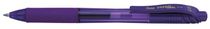 Gélové pero, 0,35 mm, stláčací mechanizmus, PENTEL "EnerGelX BL107", fialová