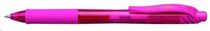 Gélové pero, 0,35 mm, stláčací mechanizmus, PENTEL "EnerGelX BL107", ružová