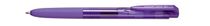Gélové pero, 0,35 mm, stláčací mechanizmus, UNI "UMN-155N", fialová