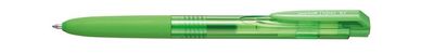 Gélové pero, 0,35 mm, stláčací mechanizmus, UNI "UMN-155N", limetkovo-zelená