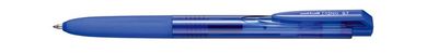 Gélové pero, 0,35 mm, stláčací mechanizmus, UNI "UMN-155N", modrá