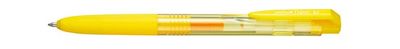 Gélové pero, 0,35mm, stláčací mechanizmus, UNI "UMN-155N", zlatá-žltá