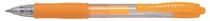 Gélové pero, 0,37 mm, stláčací mechanizmus, PILOT "G-2 Neon", oranžová