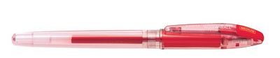 Gélové pero, 0,38 mm, s vrchnákom, ZEBRA "Jimnie", červená