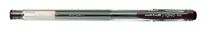 Gélové pero, 0,4 mm, s uzáverom, UNI "UM-100", hnedé
