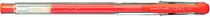 Gélové pero, 0,4 mm, s  uzáverom, UNI "UM-100 Signo Fine", fluor oranžové