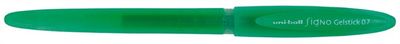 Gélové pero, 0,4 mm, s uzáverom, UNI "UM-170", zelené