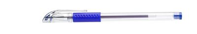 Gélové pero, 0,5 , s uzáverom, ICO "Gel-Ico", modré