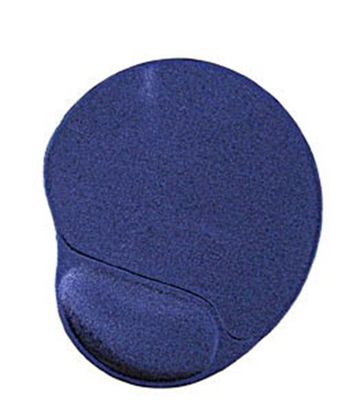 GEMBIRD Gel mouse pad with wrist support, blue