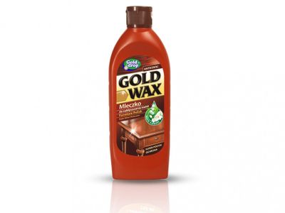 GOLD WAX čistiaca emulzia 250 ml, na ošetrenie a voskovanie nábytku
