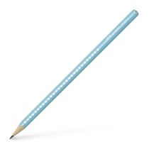 Grafitová ceruzka, B, trojhranný tvar, FABER-CASTELL "Sparkle Pearl", perleťovo tyrkysová