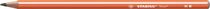 Grafitová ceruzka, HB, trojuholníková, STABILO "Trio Neon", oranžová
