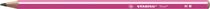 Grafitová ceruzka, HB, trojuholníková, STABILO "Trio Neon", ružová