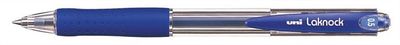 Guličkové pero, 0,2 mm, tlačidlový systém, UNI "SN-100", modré