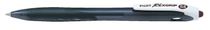 Guličkové pero, 0,21 mm, tlačidlový systém ovládania, PILOT "Rexgrip EF", čierne