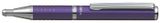 Guličkové pero, 0,24 mm, teleskopická, kovovo fialové, ZEBRA 