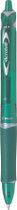 Guličkové pero, 0,25 mm, tlačidlový sytém ovládania, PILOT "Acroball", zelené