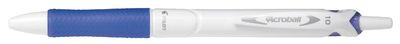 Guličkové pero, 0,32 mm, tlačidlový systém ovládania, PILOT "Acroball Pure White", modré