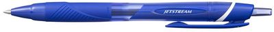 Guličkové pero, 0,35 mm, tlačidlový systém ovládania, UNI "SXN-150C Jetstream", modré