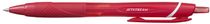 Guličkové pero, 0,35 mm, tlačidlový systém ovládania, UNI "SXN-150C Jetstream", červené