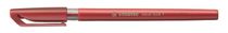 Guličkové pero, 0,38 mm, s vrchnákom, STABILO "Excel", červené