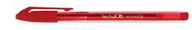 Guličkové pero, 0,4 mm, s uzáverom, FLEXOFFICE "TechJob", červené
