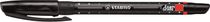 Guličkové pero,  0,45 mm, s vrchnákom, STABILO "Exam Grade", čierne