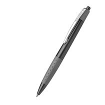 Guličkové pero, 0,5 mm, tlačidlový systém ovládania, SCHNEIDER "LOOX", čierne