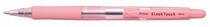 Guličkové pero, 0,7 mm, tlačidlový systém ovládania, PENAC "Sleek Touch", pink