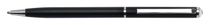 Guličkové pero, s kryštálom  SWAROVSKI®, s bielym kryštálom,  13 cm, ART CRYSTELLA, čierne