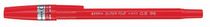 Guľôčkové pero, 0,21 mm, s vrchnákom, ZEBRA "H-8000", červená