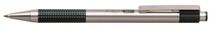 Guľôčkové pero, 0,24 mm, stláčací mechanizmus, nehrdzavejúca oceľ, zelená farba tela, ZEBRA "F301", modrá