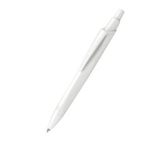 Guľôčkové pero, 0,5 mm, SCHNEIDER "Reco M", biela, s náplňou 0,5 mm,"Eco 725 M", modrá
