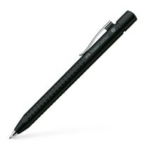 Guľôčkové pero, 0,5 mm, stláčací mechanizmus, FABER-CASTELL "Grip-2011", matná čierna