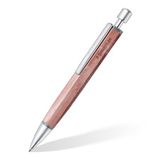 Guľôčkové pero, 0,5 mm, tlačidlový systém, šesťhranné, betónové telo pera, STAEDTLER 