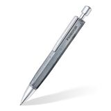 Guľôčkové pero, 0,5 mm, tlačidlový systém, šesťhranné, betónové telo pera, 