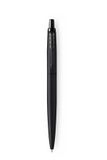 Guľôčkové pero, 0,7 mm, stláčací mechanizmus, čierny klip, matné čierne telo, PARKER, 