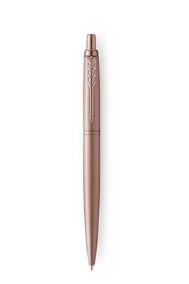 Guľôčkové pero, 0,7 mm, stláčací mechanizmus, ružový klip, ružové telo, PARKER, "Royal Jotter XL", modrá