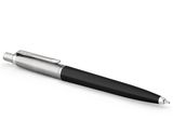 Guľôčkové pero, 0,7 mm, strieborný klip, čierne telo pera, PARKER, 