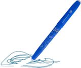 Gumovateľné pero OOPS! 0,6mm, modré, dve gumy, blister, 201319002