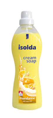 ISOLDA krémové mýdlo s vôňou mandarínky 1L