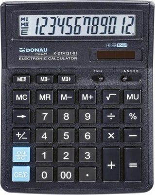 Kalkulačka Donau Tech K-DT4121 čierna