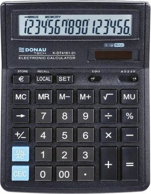 Kalkulačka Donau Tech K-DT4161 čierna