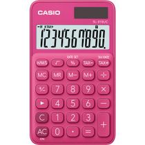 Kalkulačka, stolová, 10-miestny displej, CASIO "SL 310", ružová