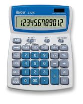 Kalkulačka, stolová, 12 miestny displej, IBICO "212X"