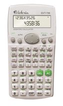 Kalkulačka, vedecká, 283 funkcií, ekologická, VICTORIA "GVT-736", biela