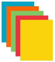 Kancelársky papier, farebný, A4, 80 g, 5x50 listov, XEROX "Symphony", mix intenzívnych farieb