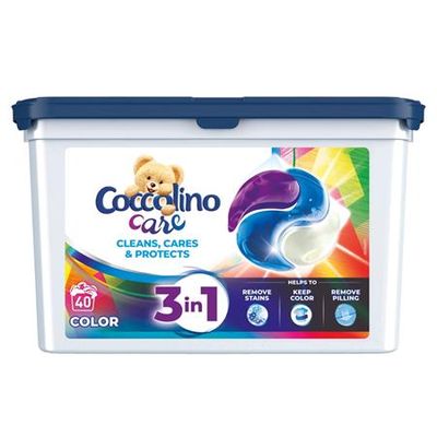 Kapsuly na pranie, 40 ks, COCCOLINO "Care Color"
