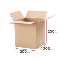Kartónová krabica, 200x200x200mm, 3VVL (25 ks)