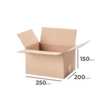 Kartónová krabica, 250x200x150mm, 3VVL (25 ks)